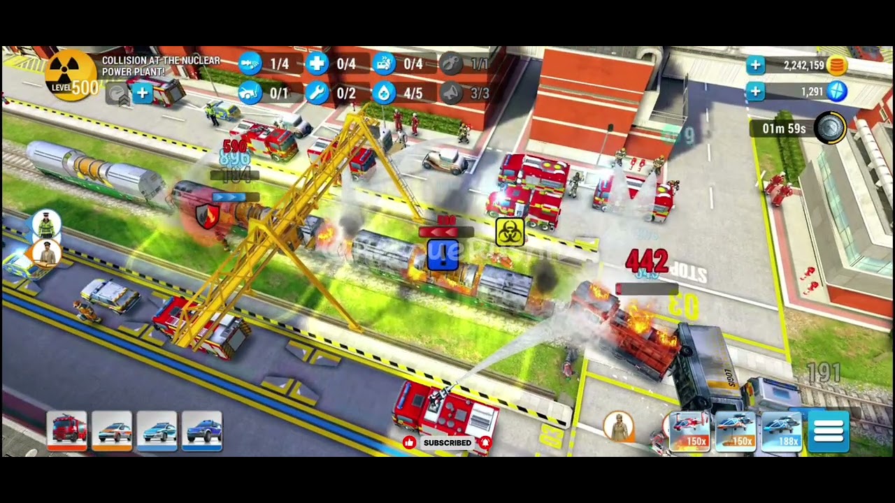 COLLISION AT THE NUCLEAR POWER PLANT❗️LEVEL500❗️EMHQ GAMEPLAY STRATEGY