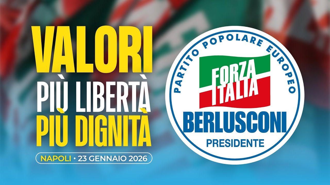 Intervento del Segretario Nazionale Antonio Tajani a 