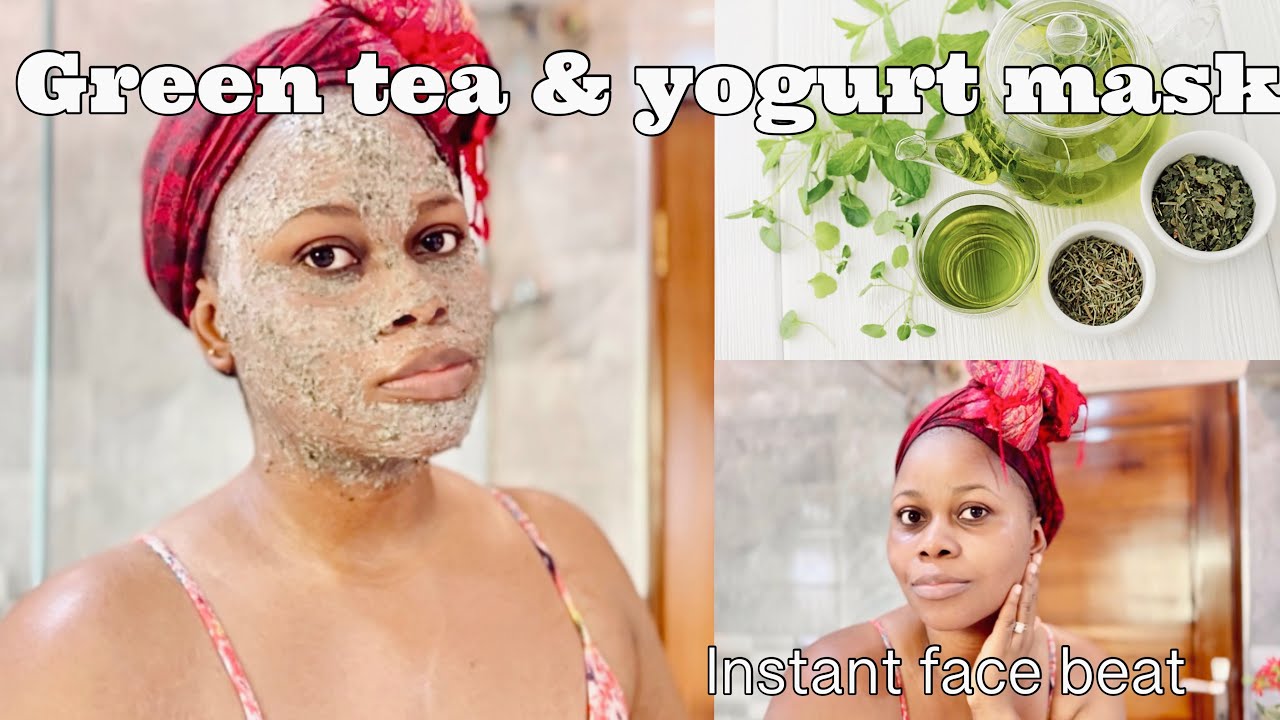Look 10 years younger with this recipe! Green tea face mask recipe| Yogurt face mask recipe