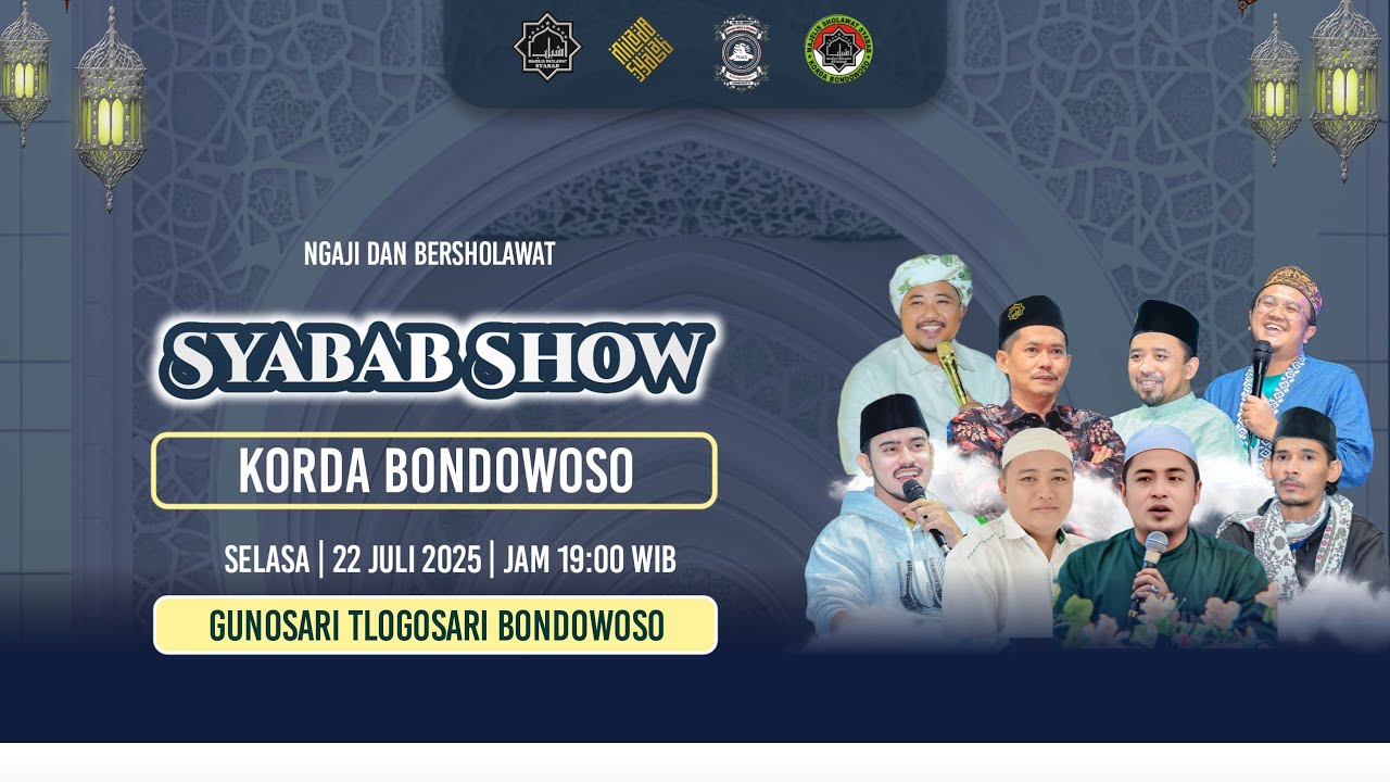 NGAJI & BERSHOLAWAT MS. SYABAB KORDA BONDOWOSO || HAUL ROKAT AGUNG DS. KARANG SENGON ||  22-07-2025