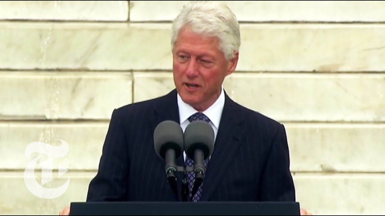 Bill Clinton at MLK Commemoration - 50th Anniversary of March on Washington | The New York Times