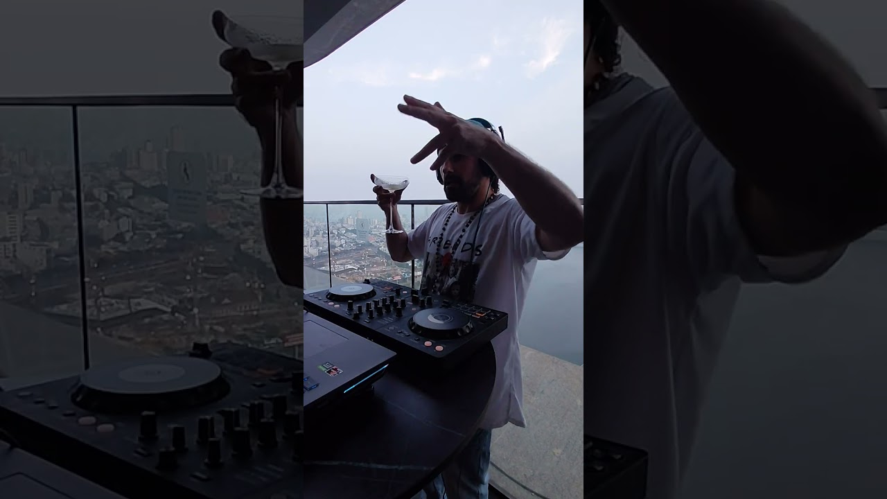 1 hour set from rooftop 4s stories above Da Nang Vietnam House music DJ Khunchanng 