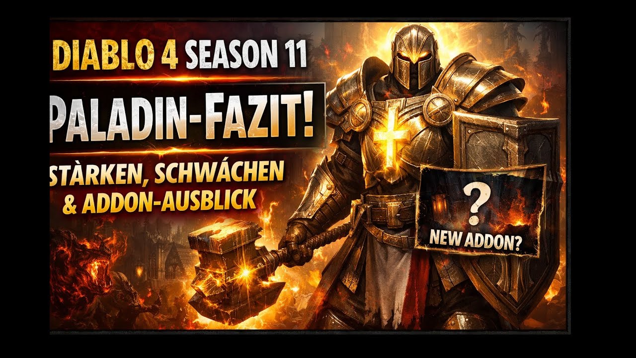 Diablo 4 Season 11 Paladin &ndash; Fazit, St&auml;rken, Schw&auml;chen & Addon-Ausblick (#Kaffeetalk)