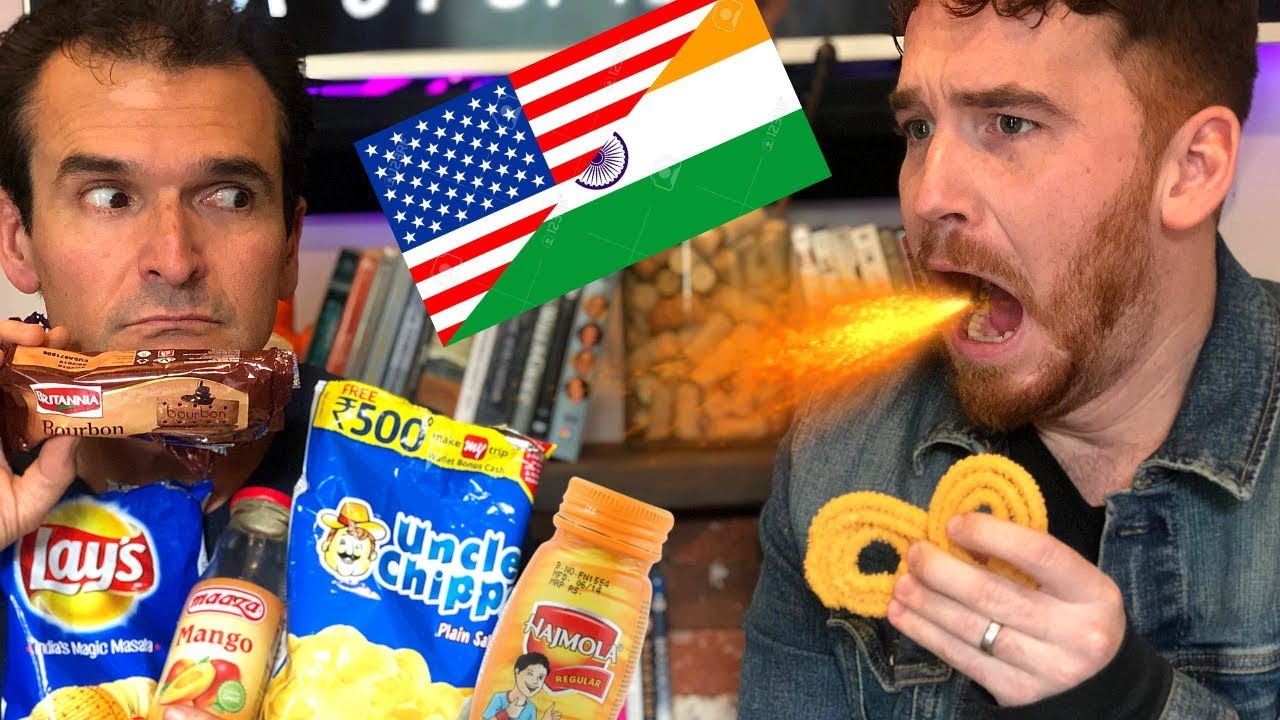 AMERICANS TRY INDIAN SNACKS!!!