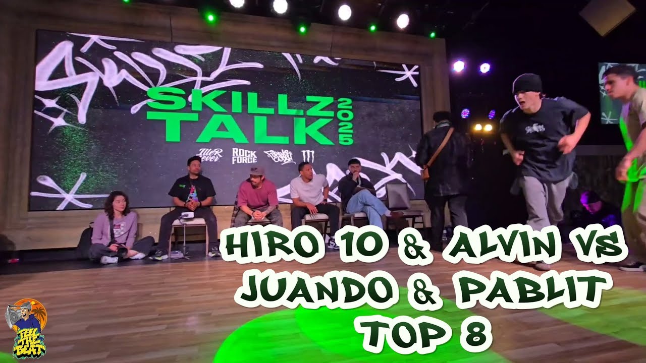 HIRO 10 & ALVIN VS JUANDO & PABLIT-SKILLZ TALK 2025 BY ROCK FORCE CREW-2V2 TOP 8