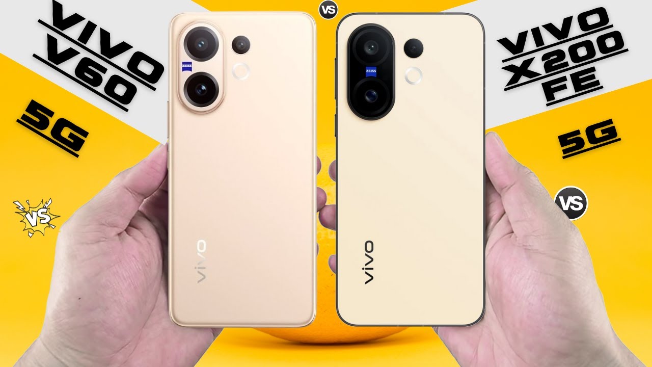 Vivo V60 Vs Vivo X200 FE - Full Comparison 🔥 - Which Best Phone to Buy ? v60 or x200fe