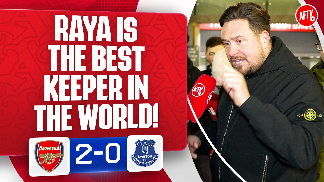 Raya Is The Best Keeper In The World! (Passionate Marty) | Arsenal 2-0 Everton