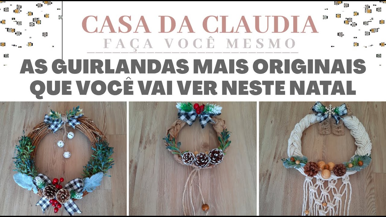 AS GUIRLANDAS MAIS ORIGINAIS DESSE NATAL - DIY