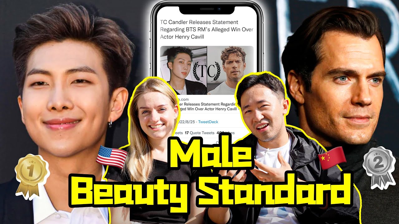 Asian vs. Western Male Beauty Standard: BTS Leader is the Most Handsome Man On Earth?｜Mike&Gwynn
