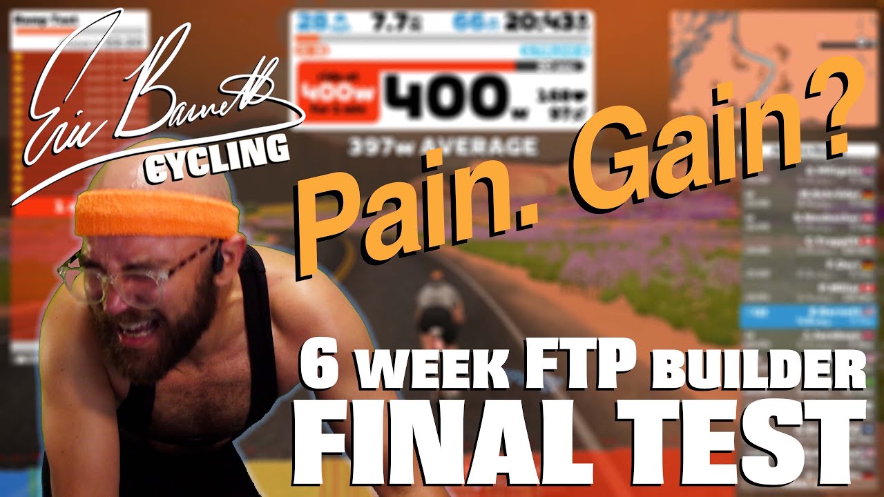 Zwift 6 Week FTP Builder - Final Ramp Test (did my FTP increase?)
