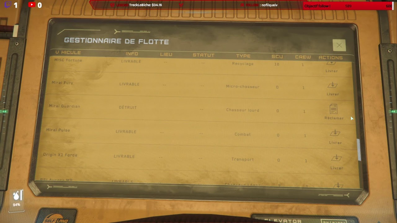 [STAR CITIZEN] PiouPiou se tape son coma in space magueule.