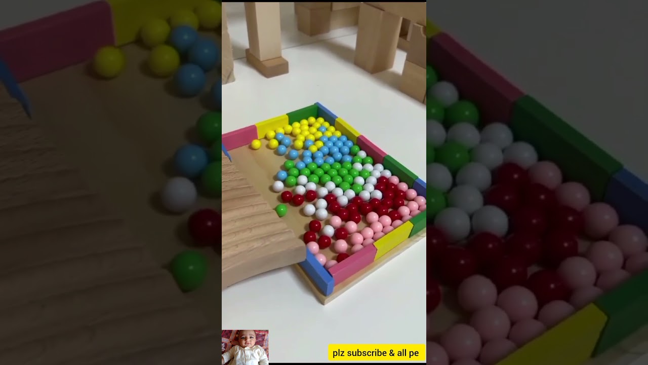 Super fast wooden marble run race #marble #marblerace #youtubeshorts #ytshorts #youtube