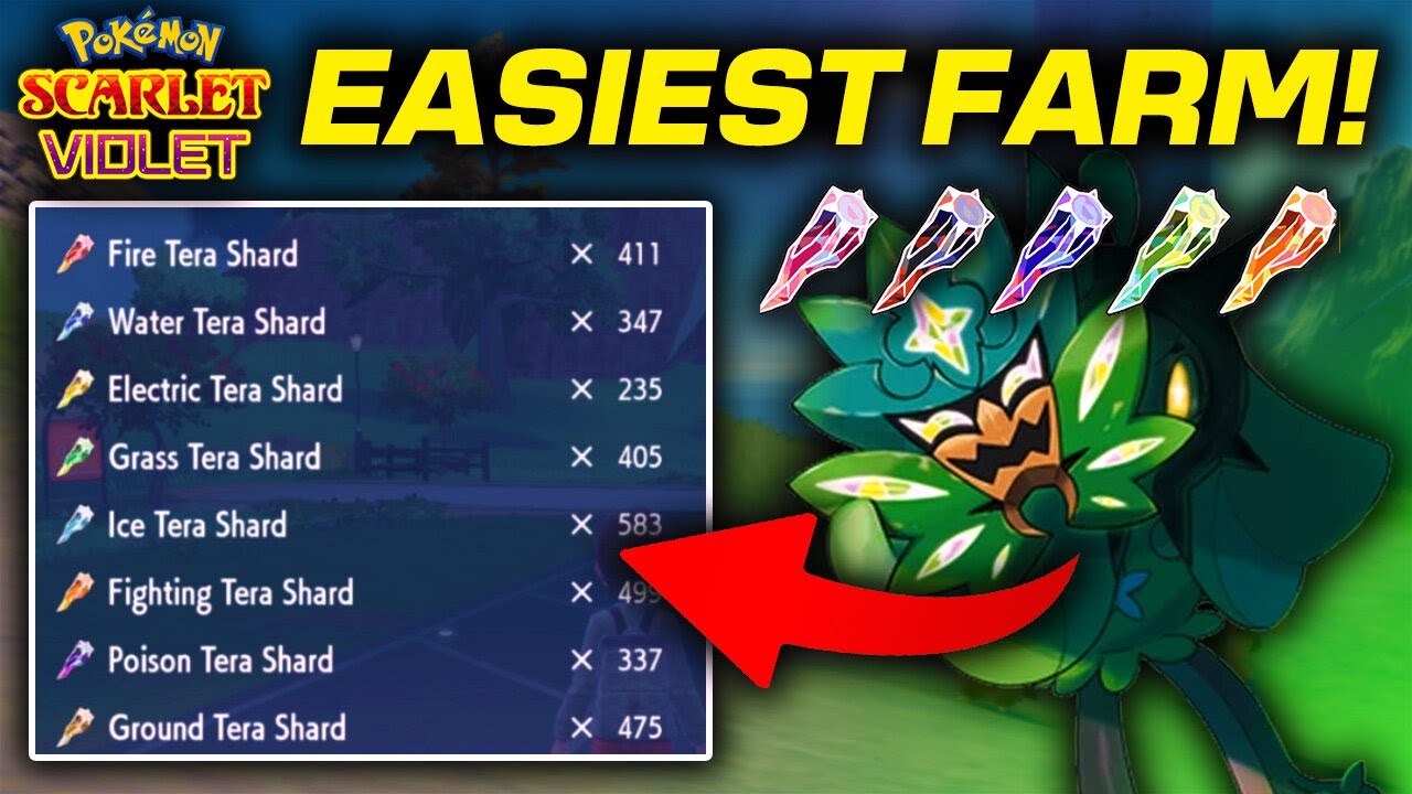*NEW* Easiest Tera Shard farming method in Pokemon Scarlet & Violet!