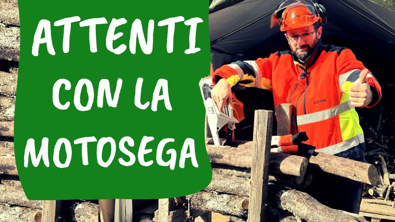 TAGLIO LEGNA con la MOTOSEGA [5 errori da non fare]