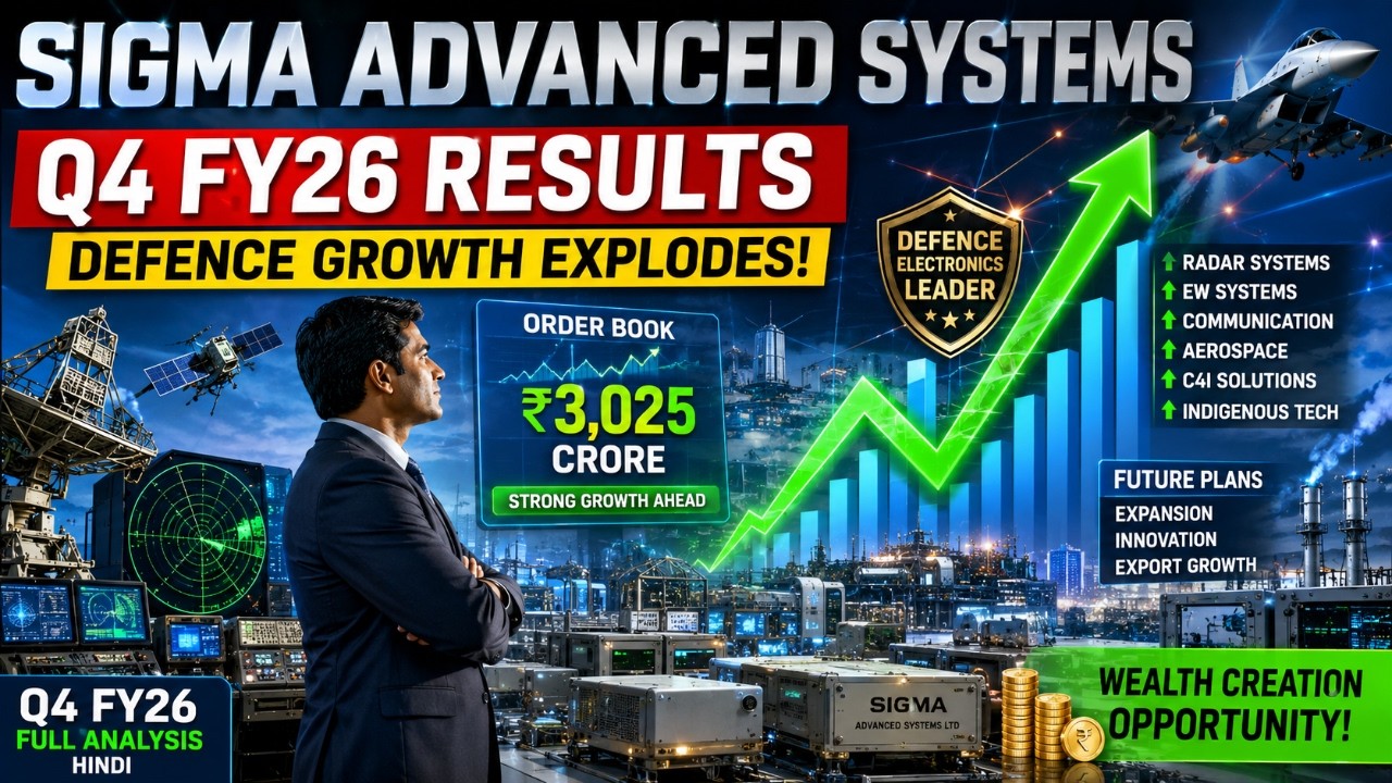 Sigma Advanced Systems Q4 FY26 Results | Defence Electronics Growth & Future Plans | Analysis