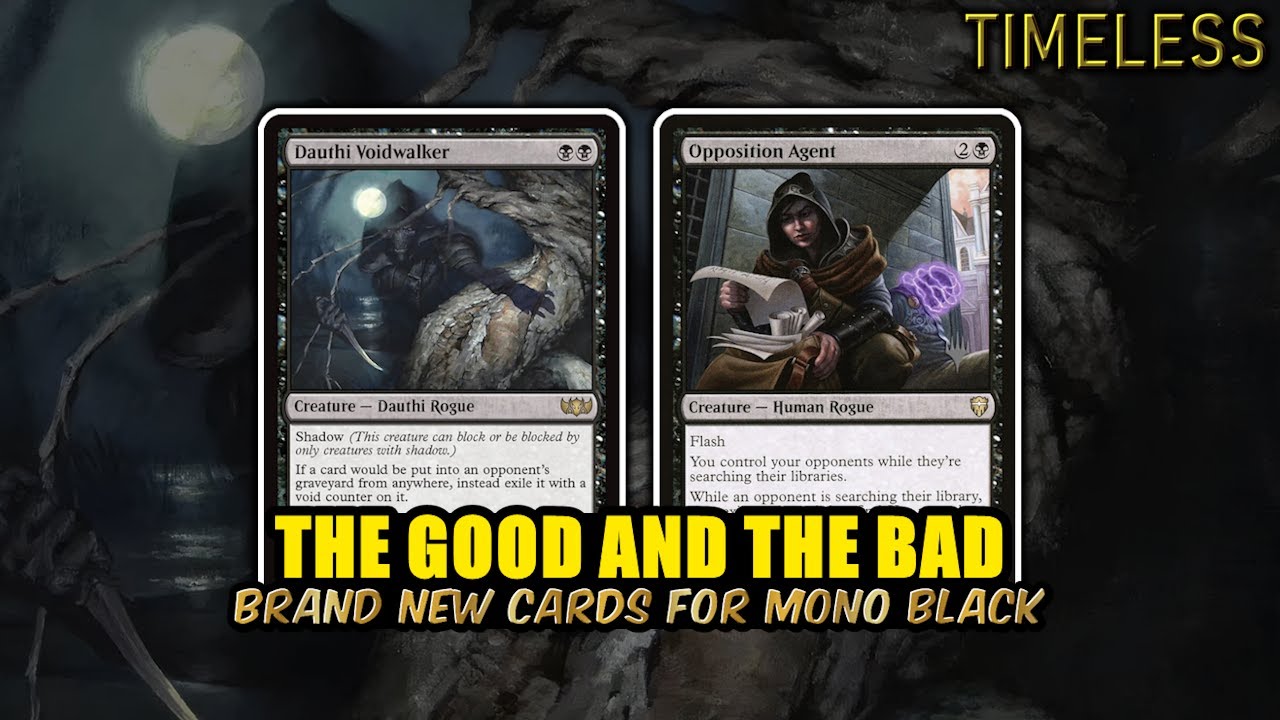 Oppo Agent Is A Trap, But Voidwalker Is Good – Mono Black Voidwalker | Timeless BO3 | MTG Arena