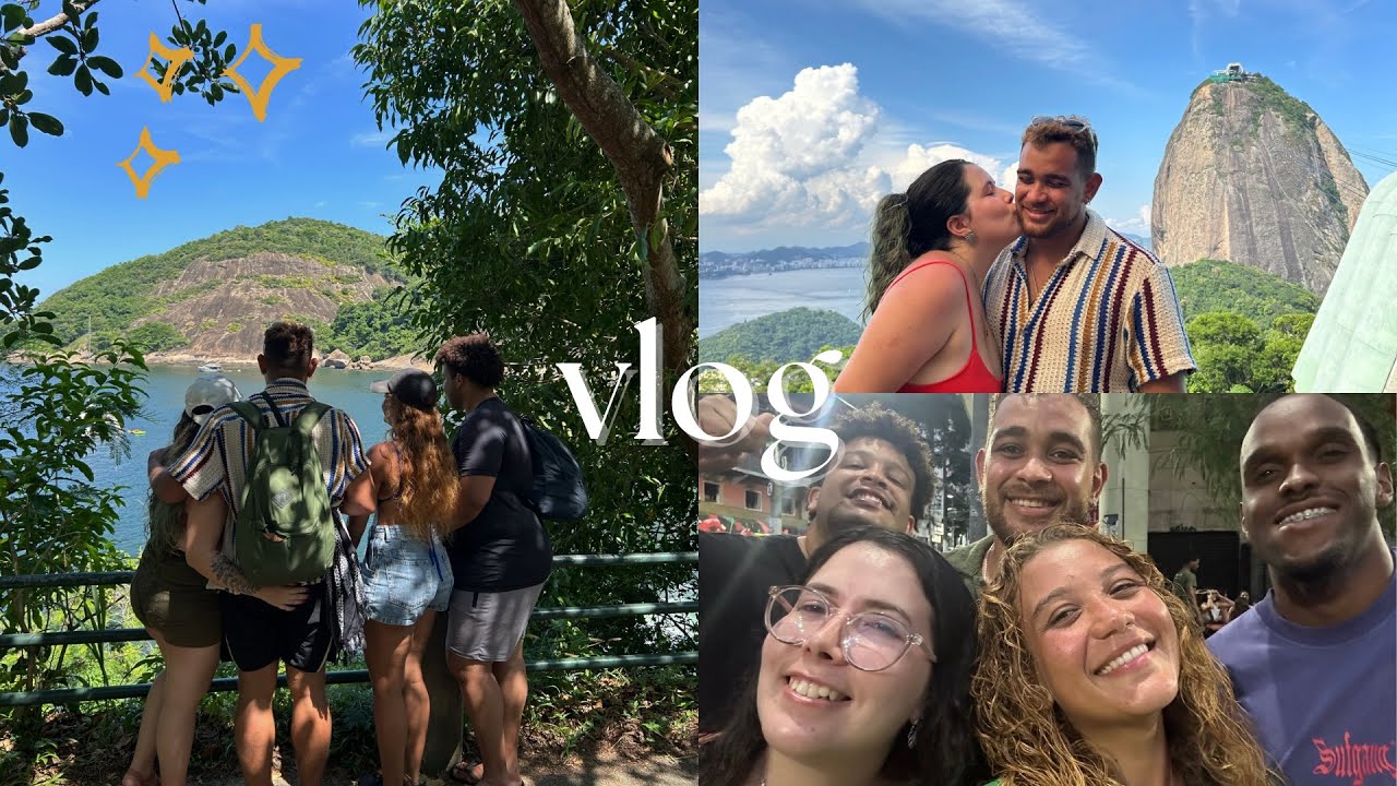 Vlog: Meu primo e minha cunhada me visitaram! Feira da glória/ Pão de açúcar/ Praia vermelha
