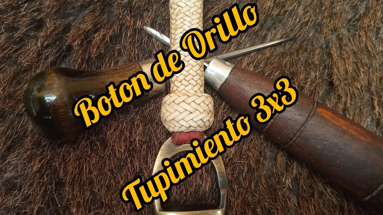 Boton de Orillo con Tupimiento 3x3