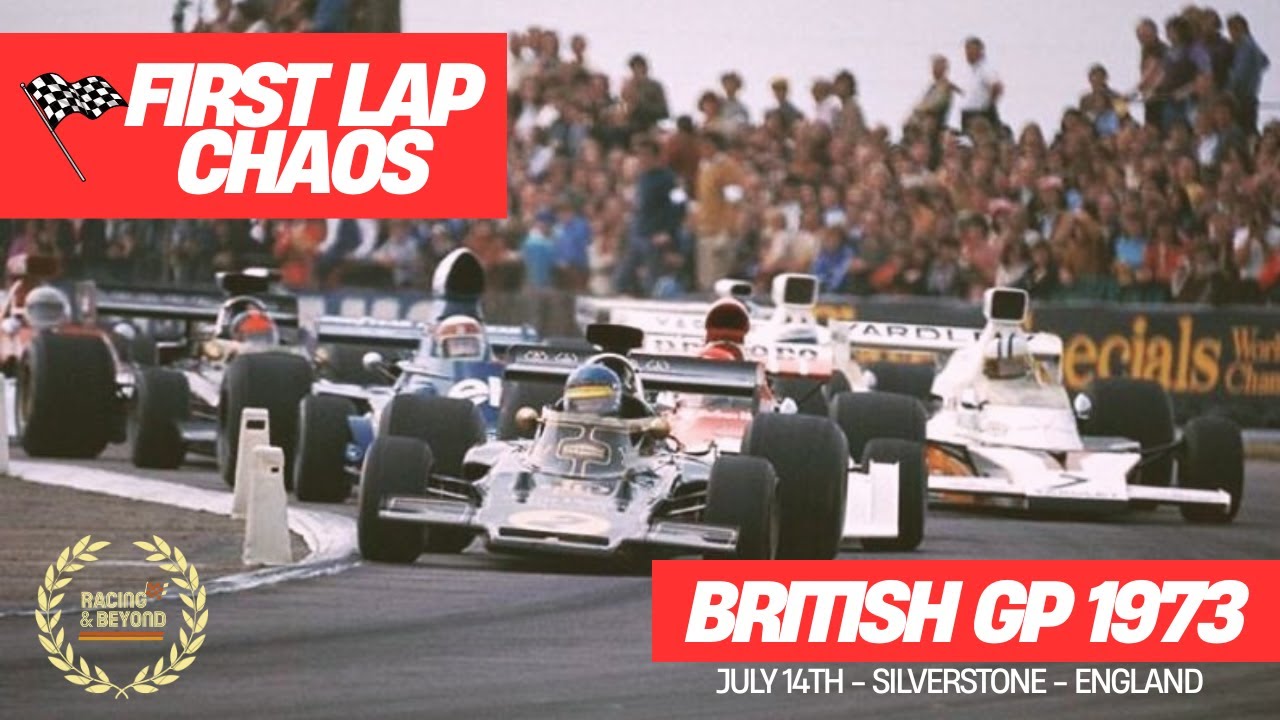 Formula 1 1973 British GP | The Chaos in the First Lap | Race Highlights