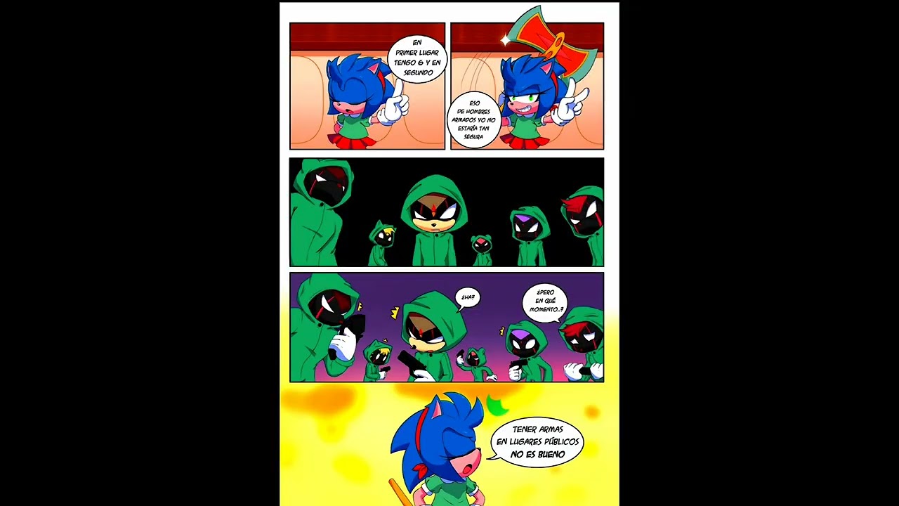 c&oacute;mic sonic next dimensi&oacute;n completo con calidad (tomar captura y guardar)