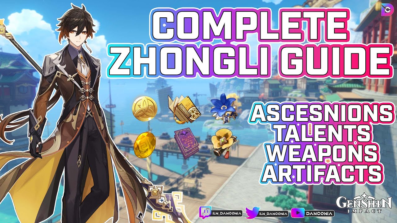 ZHONGLI GUIDE - Materials | Talents | Weapons | Artifacts