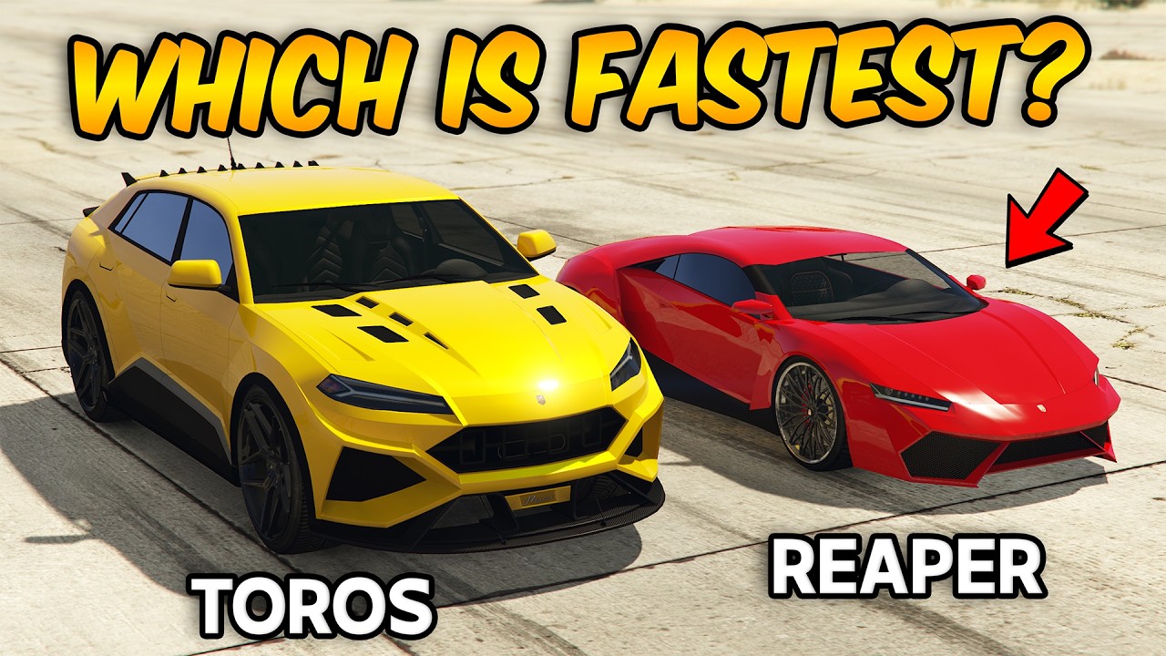 GTA 5 ONLINE - TOROS VS REAPER (WHICH IS FASTEST?)