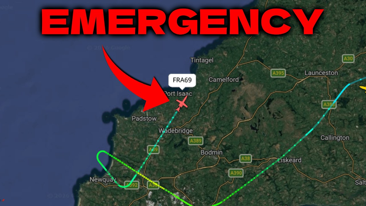 Tracking a Private Jet EMERGENCY in the UK!