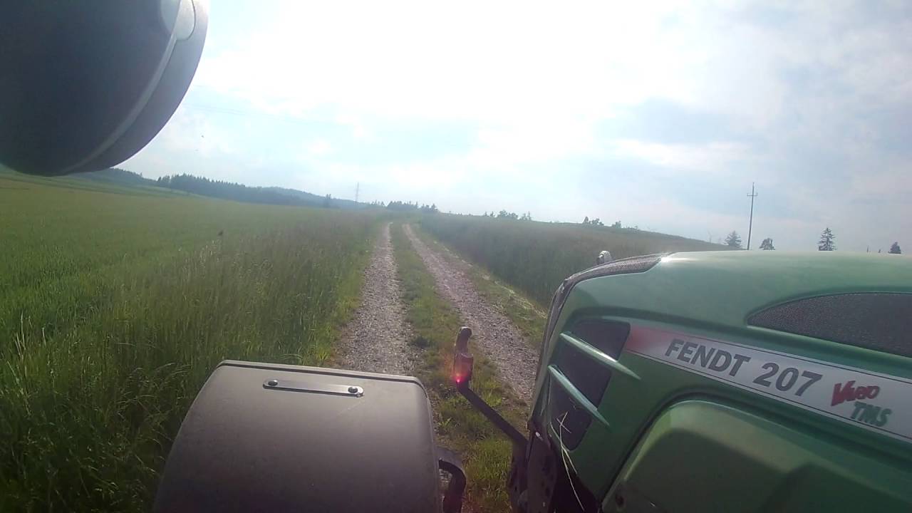 Fendt Vario 207 beim Schwaden
