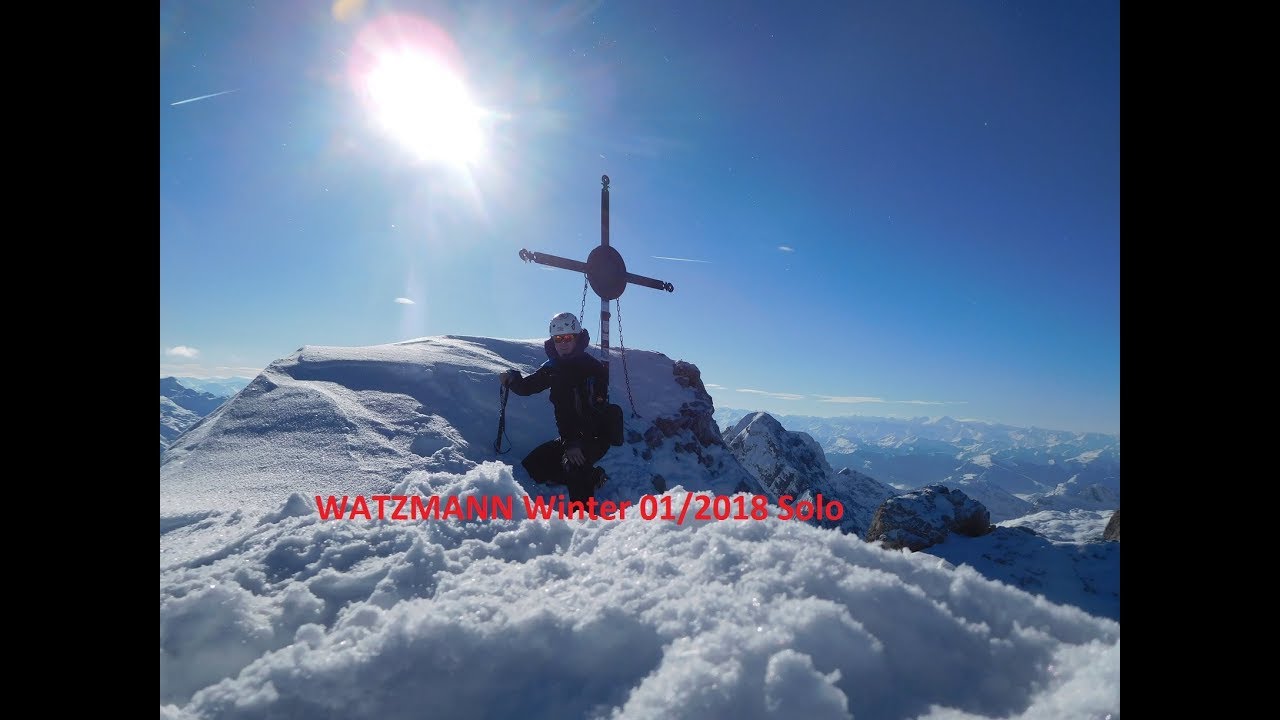 Watzmann Winter 13 01 2018 Solo