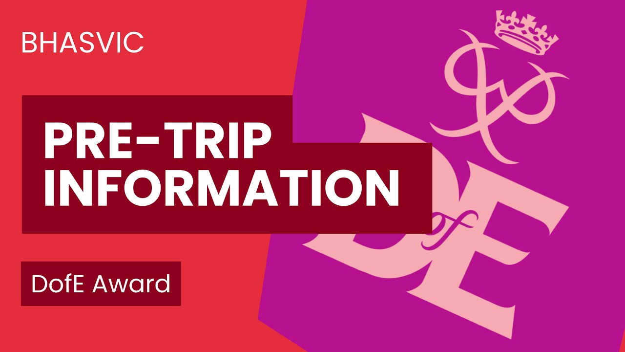 DofE Pre-Trip Parent Information Webinar