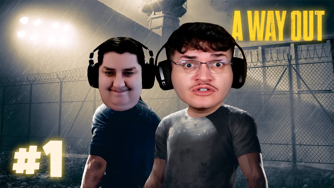 CAIOX E CROCODILO EM UMA FUGA INSANA DA PRISÃO! | A Way Out | Parte 1