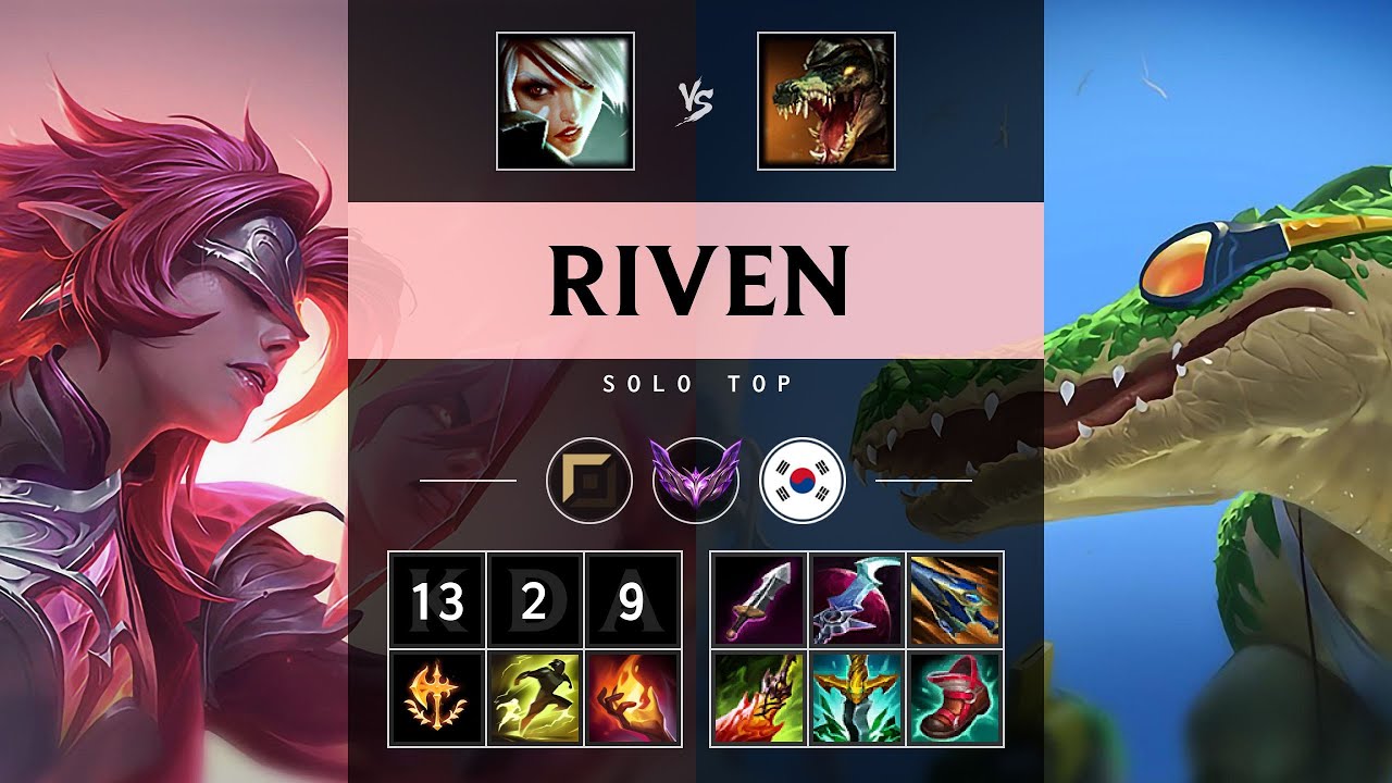 Riven Top vs Renekton - KR Master Patch 25.21