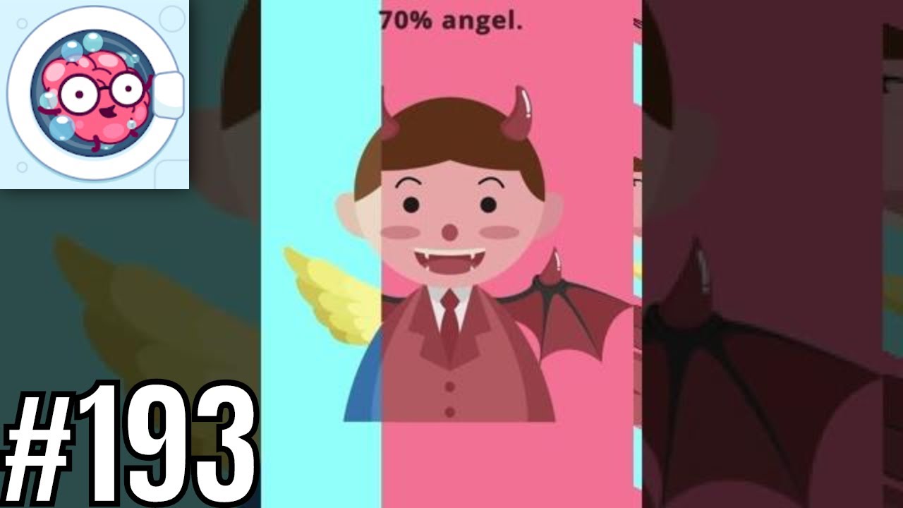 Brain Wash Level 193 Wanted 70% angel - Gameplay Solution Walkthrough