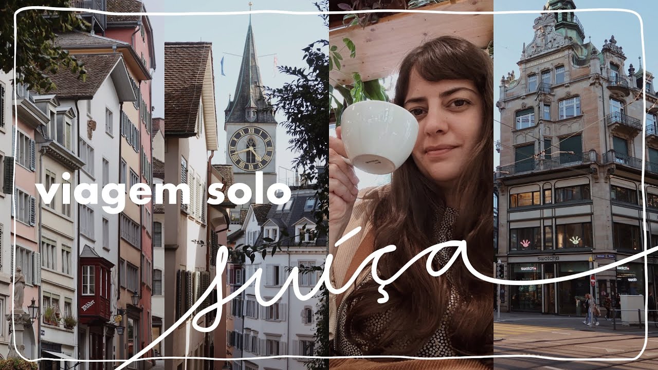 Viajando sozinha pra Suíça🇨🇭Roteiro de 1 dia em Zurique: o que fazer e onde comer 🫕