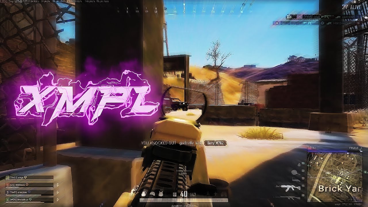 XMPL Montage #31 EU PUBG PRO 4K. (pubg montage)