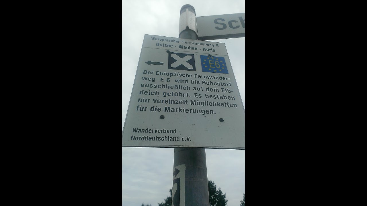 Europäischer Fernwanderweg E6 von Zernien nach Leitstade bei Gorleben am 06. August 2016