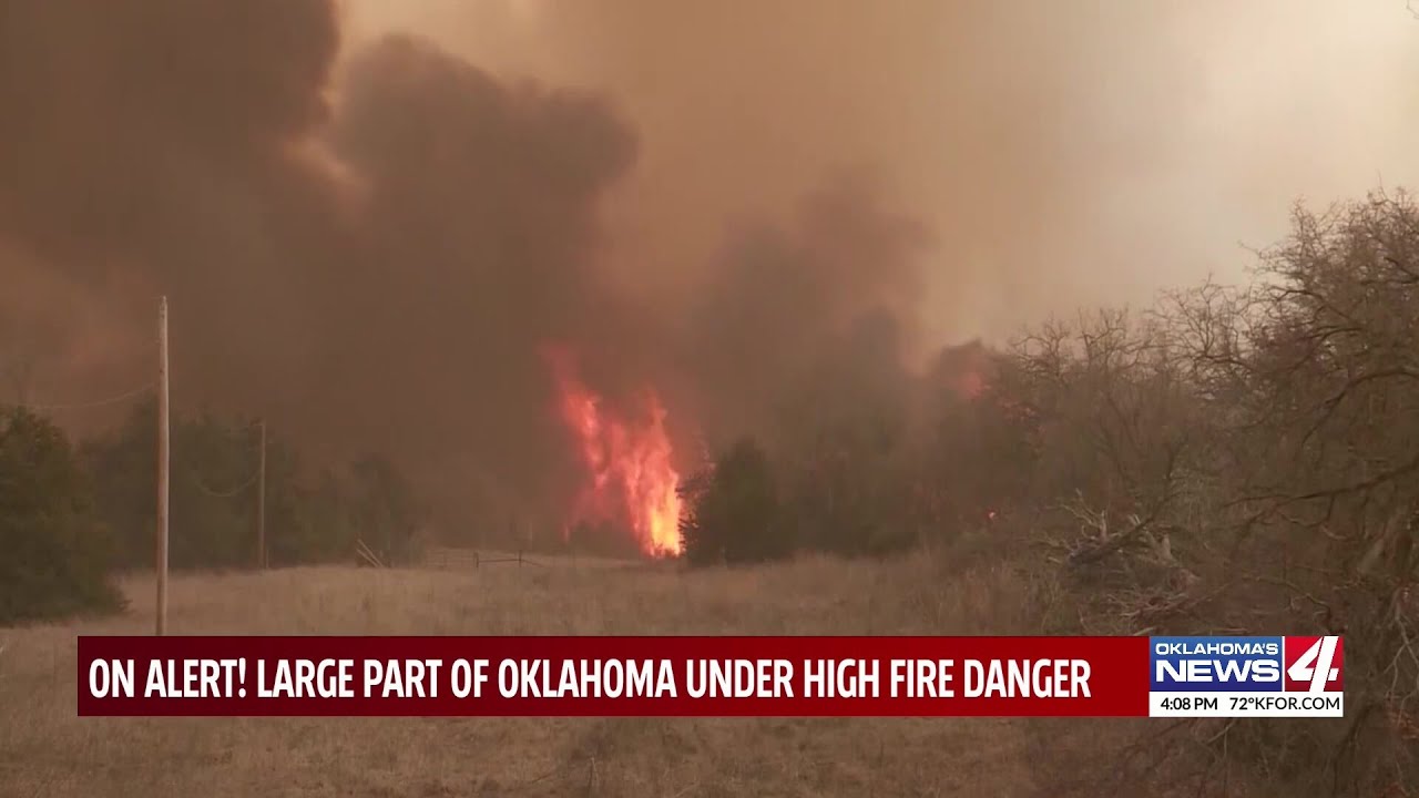 On alert! Large part of Oklahoma under high fire danger