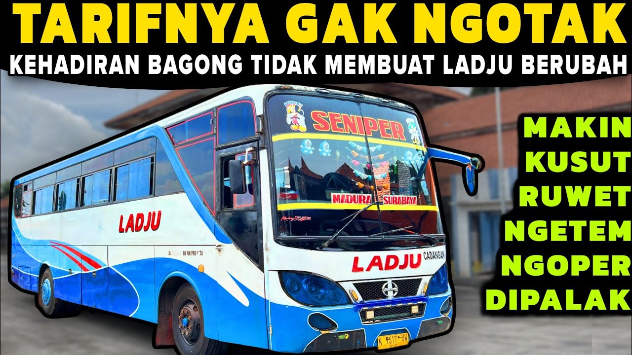 KUSUTNYA SEMAKIN GAK NGOTAK ‼️ TARIF LEBIH GILA, DIOPER DI JALAN 🔥 Trip Report Kusut Naik Bus LADJU