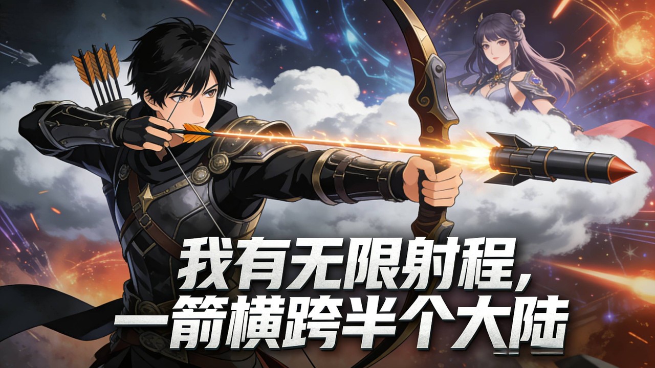 【Multi Sub】《我有無限射程，一箭橫跨半個大陸》弓手隱藏天賦曝光，主城都擋不住這一箭#漫劇 #動態漫 #AI漫劇 #動漫 #動畫