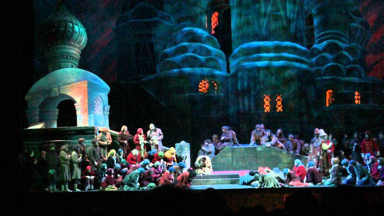 Boris Godunov,2011 Bolshoi Theatre, Simpleton scene,Marat Gali