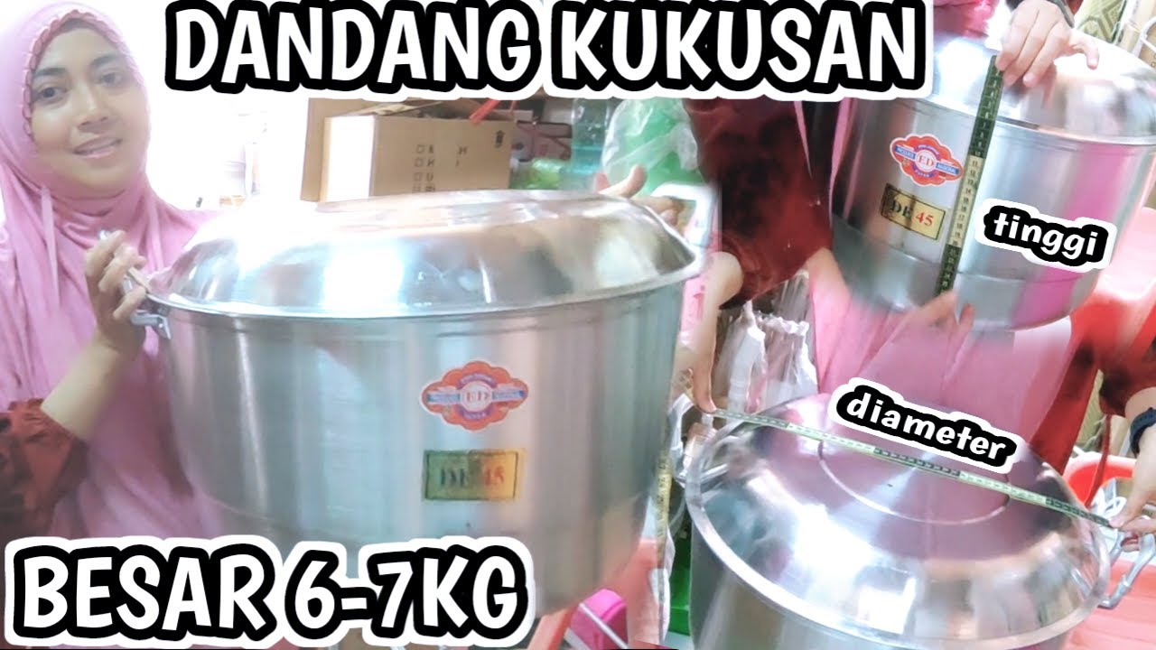 KUALI BESAR PANCI SERBAGUNA DANDANG KUKUSAN BESAR 6-7 KG ALAT MASAK CATERING RESTO KULINER