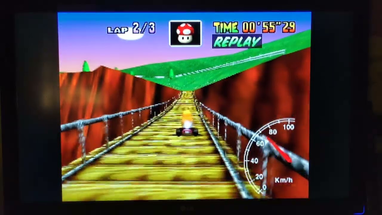 Mk 64 Yoshi Valley 3lap Non-SC PR 01'36