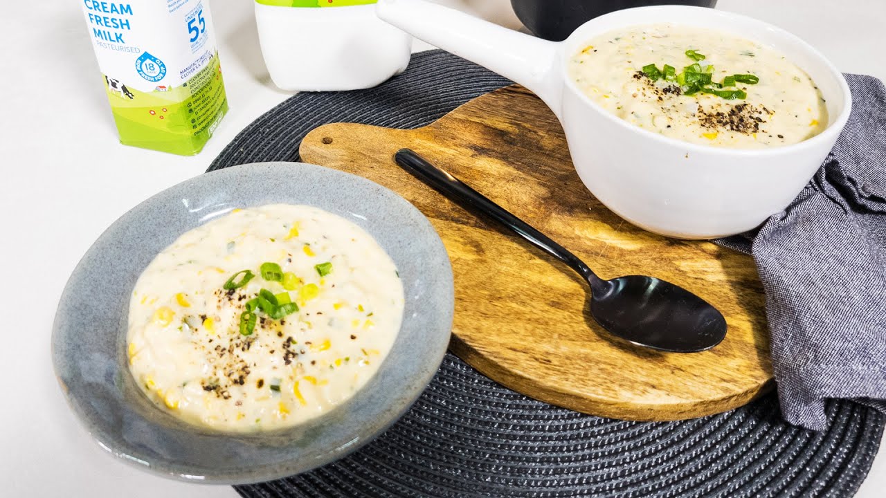 Recipe: Lutffiyah’s Chicken & Corn Soup (CLOVER)