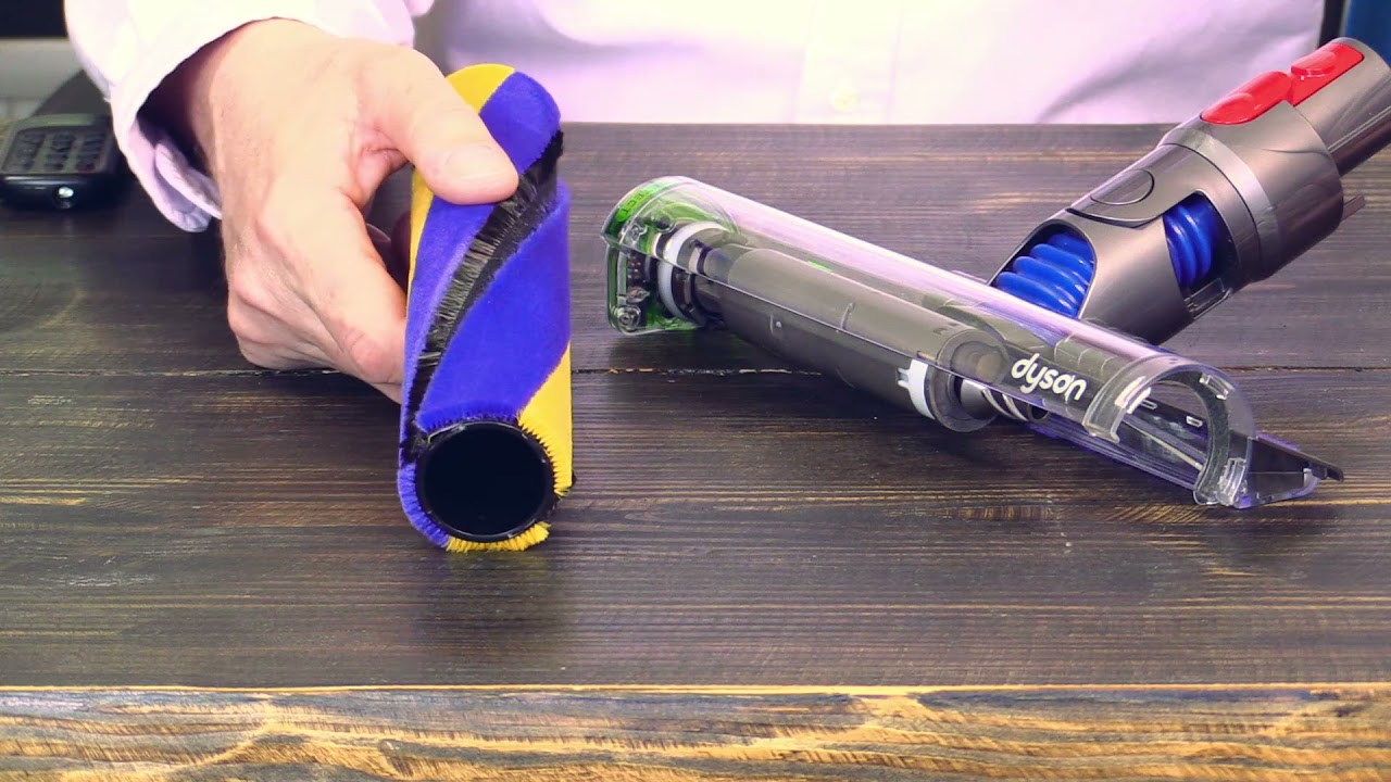Очистка щетки Dyson V15 DETECT LASER SLIM FLUFFY