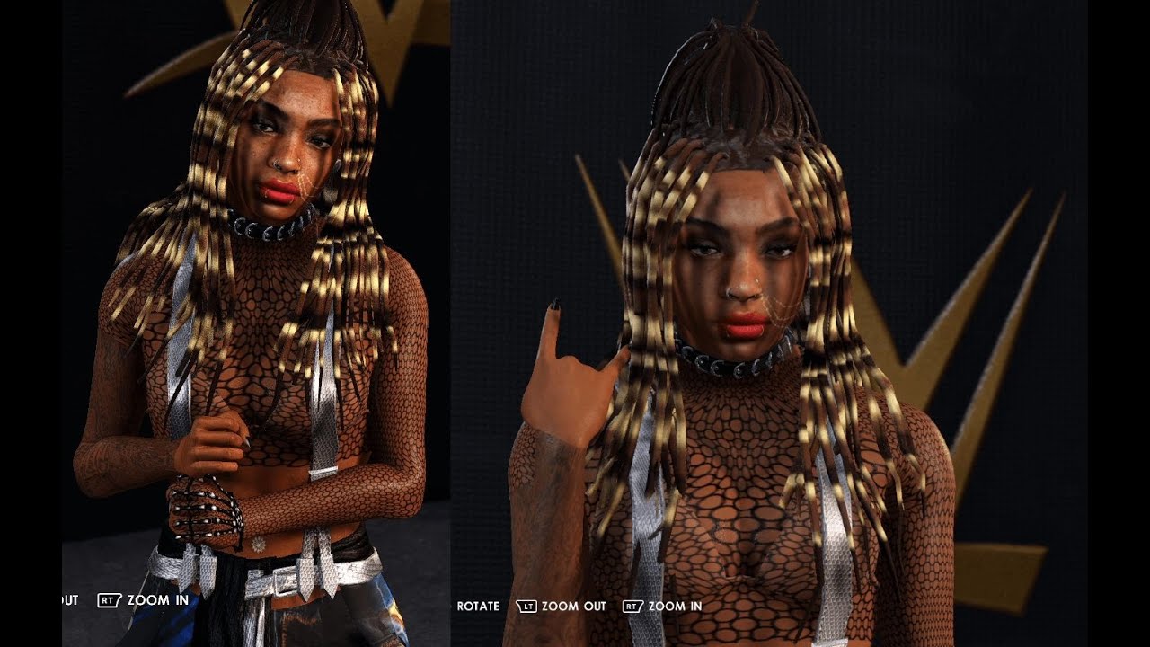WWE 2k22 Shaniece Astri caw update with Reshade on #originalcaws #wwe2k22 #wwe2k22caws