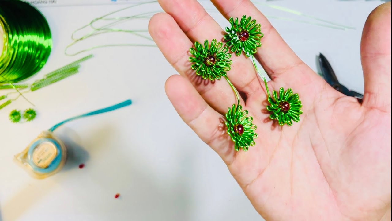 Cách làm lá tùng, lá tùng kim cương bonsai handmade 2023.