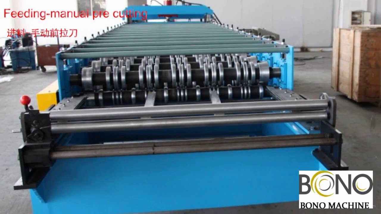 YX23-190-950 aluminum tile roll forming machine