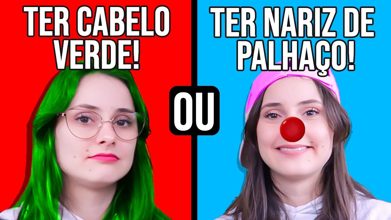 Tivemos que ESCOLHER entre coisas ABSURDAS! (Isso ou aquilo)