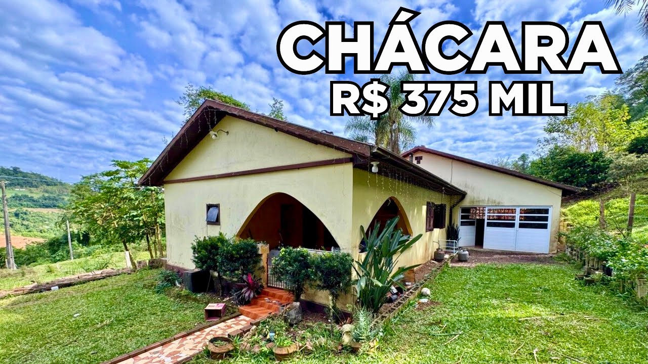 (INDISPONÍVEL) CHÁCARA A VENDA EM SANTA CATARINA R$375MIL