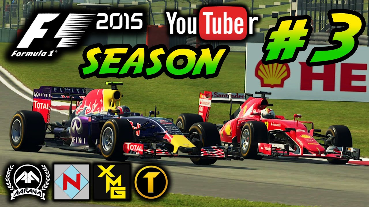F1 2015 YouTuber Championship #3: TRICKY CONDITIONS